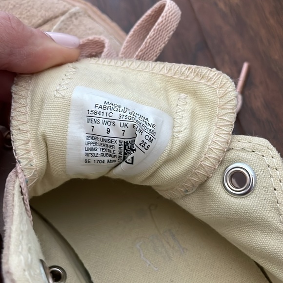 Rose Gold Converse - Picture 3 of 4